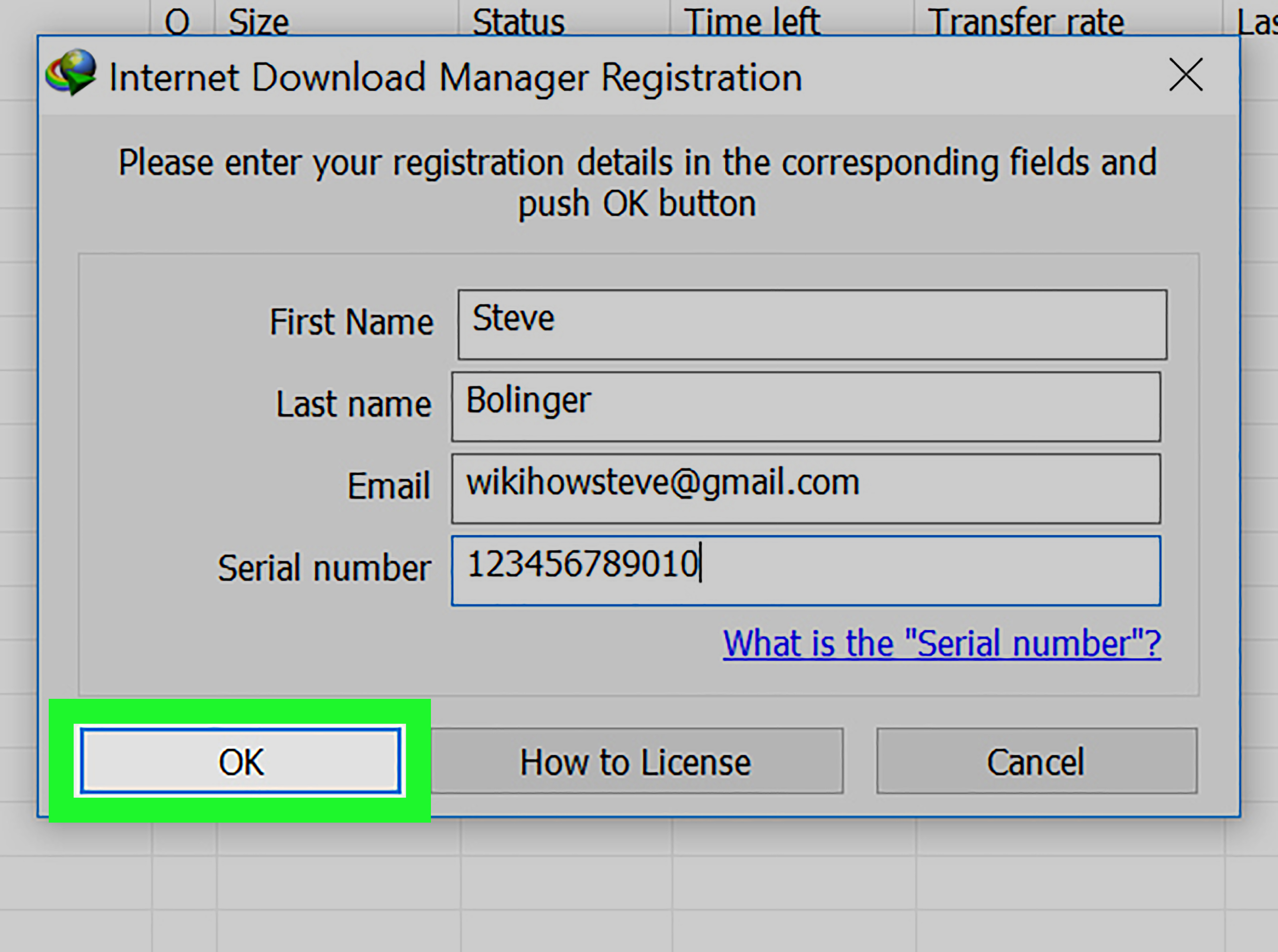 idm 6.32 registration serial number